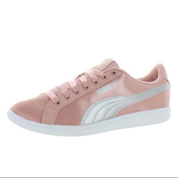 NWT Puma Vikky Blush Women’s Peach Pink Silver En Pointe Athletic Shoes Sneakers - Picture 8 of 8